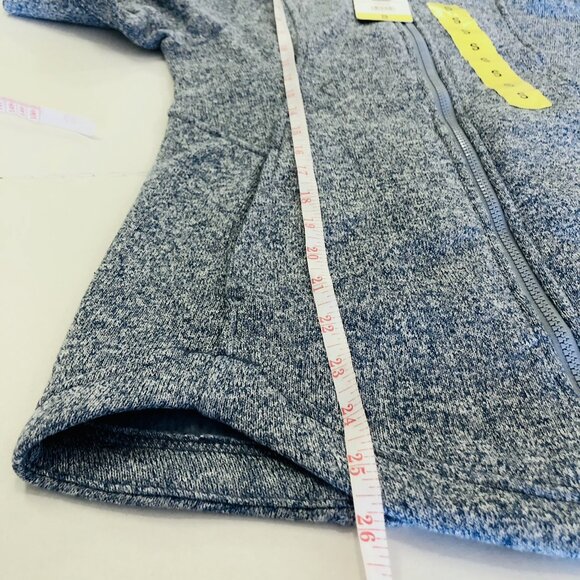 Eddie Bauer Radiator Fleece 2.0 Hooded Full Zip Jacket Women Size S Blue Soft - Picture 16 of 16